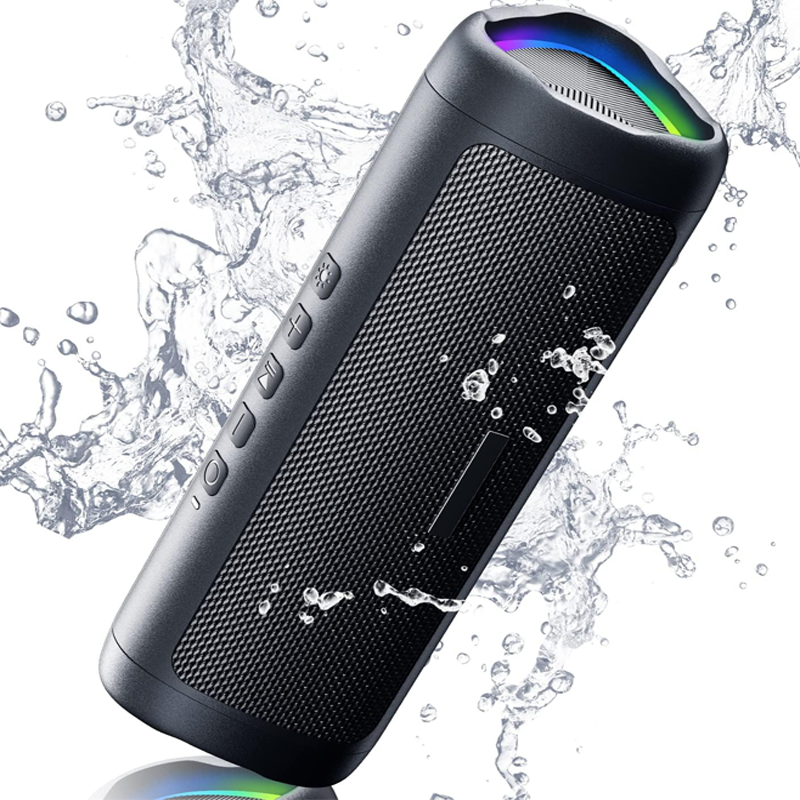 Waterproof Bluetooth Speaker with RGB Lighting